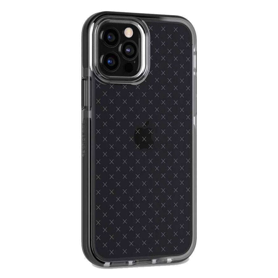 Tech21 Evo Check Case iPhone 12/12 Pro - Smokey Black