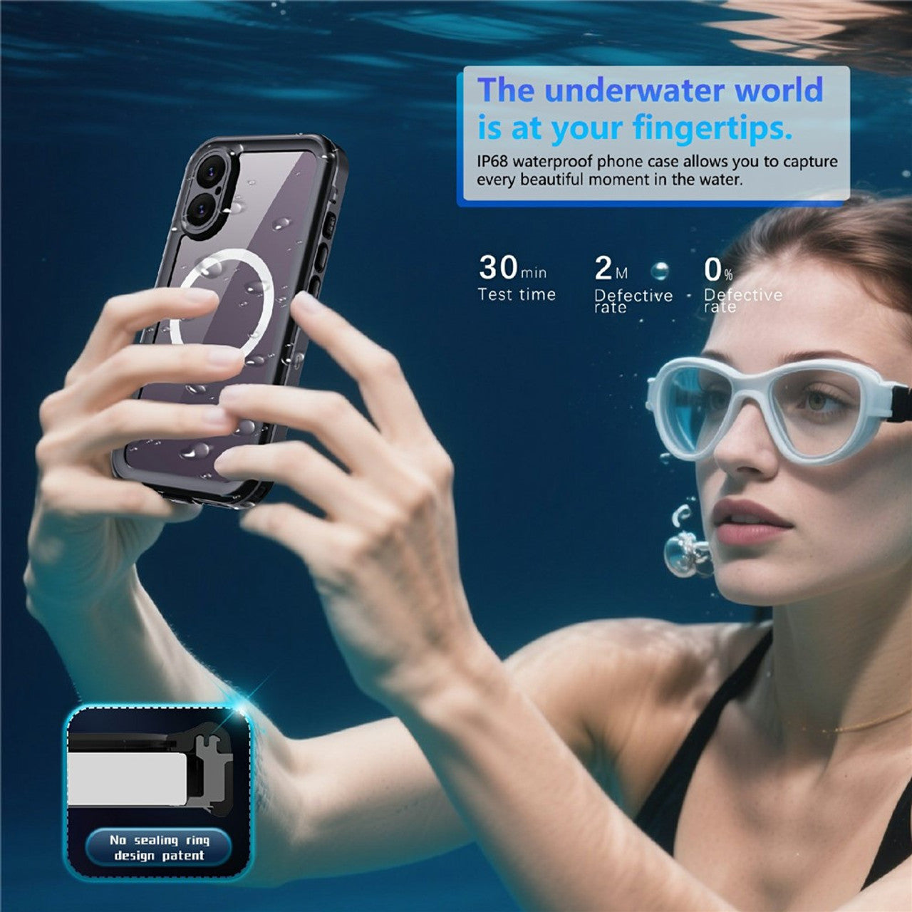 Krakatoo Dot WaterProof Case iPhone 17 - Black