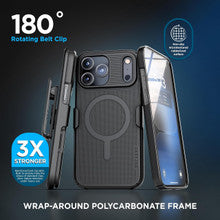 Encased Slimline with Belt Clip Holster Case iPhone 18 Pro Max - Black