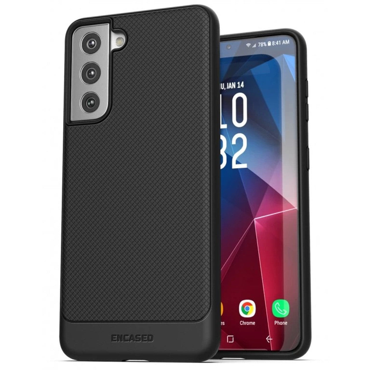 Encased Thin Armor Case Samsung Galaxy S21 5G - Black