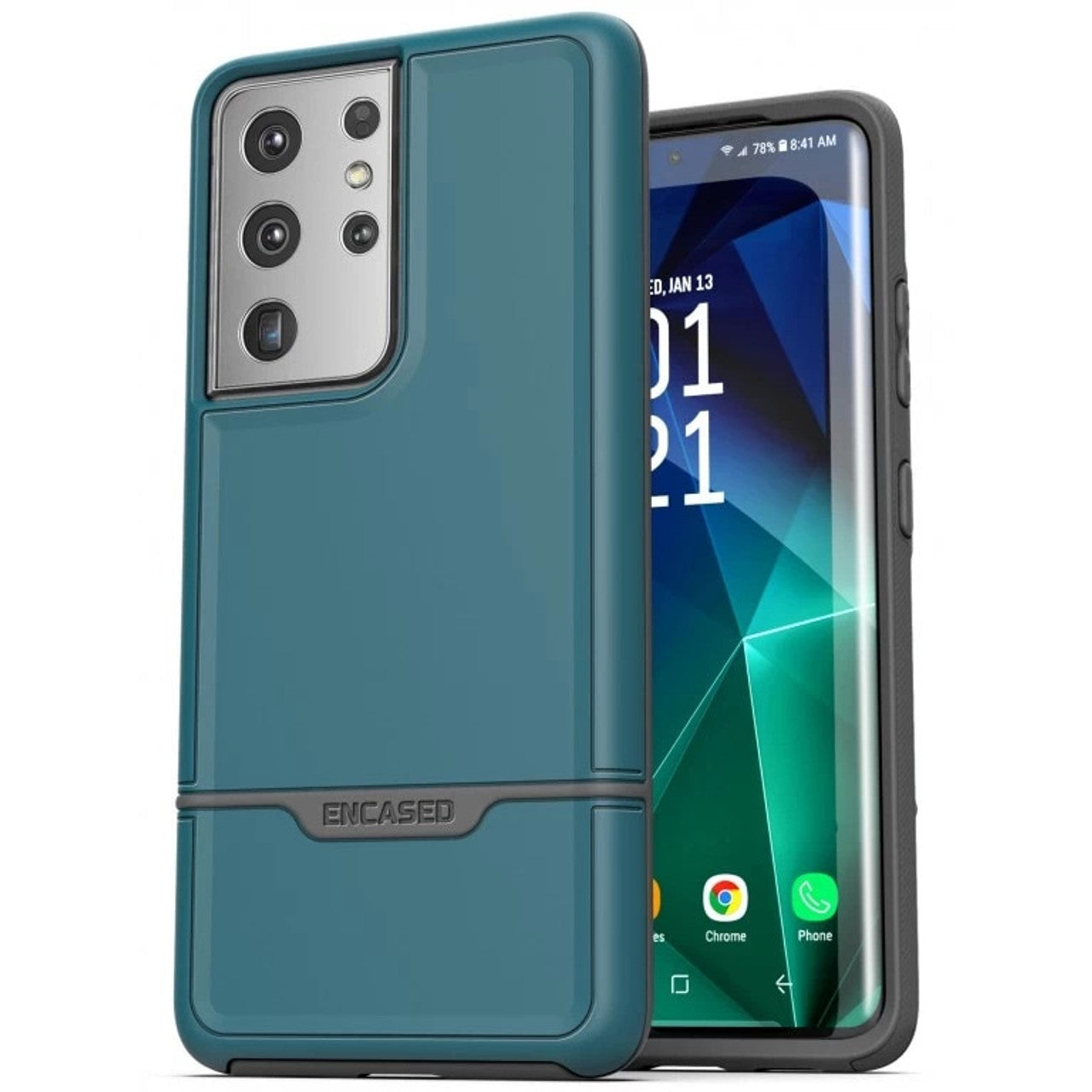 Encased Rebel Case Samsung Galaxy S21 Ultra 5G - Blue
