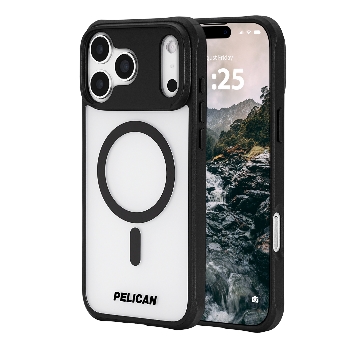 Pelican Ranger Magsafe Case iPhone 17 Pro - Clear/Black Frosted