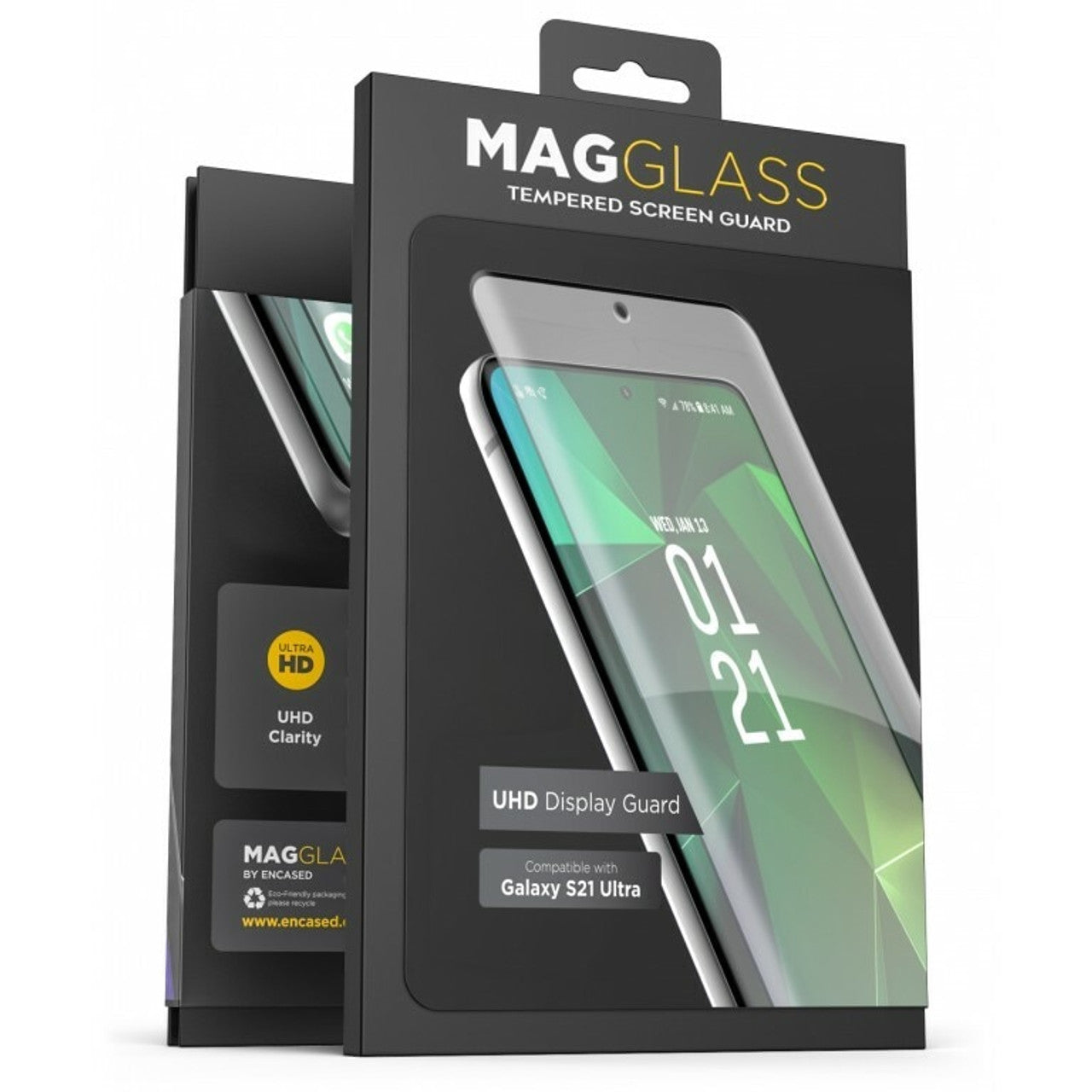 Encased MagGlass UHD Screen Protector Samsung Galaxy S21 Ultra 5G