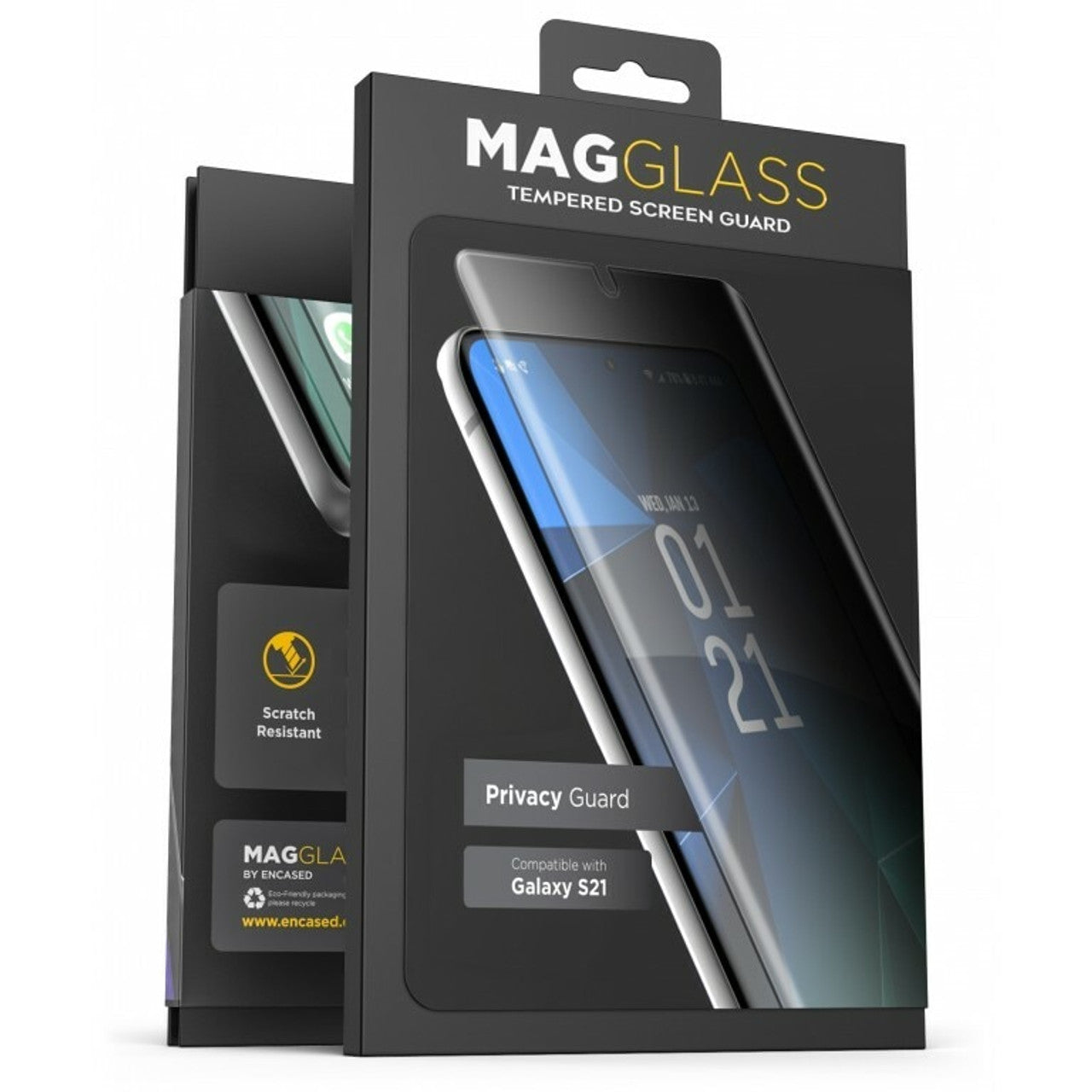 Encased MagGlass Privacy Screen Protector Samsung Galaxy S21 5G