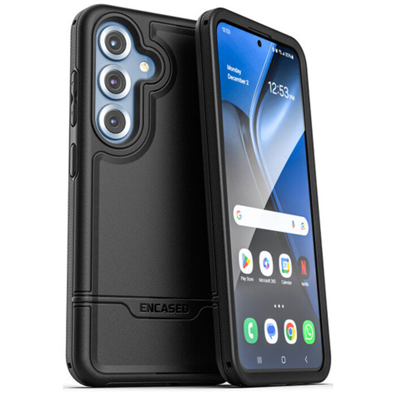 Encased Rebel Case Samsung Galaxy S25 - Black