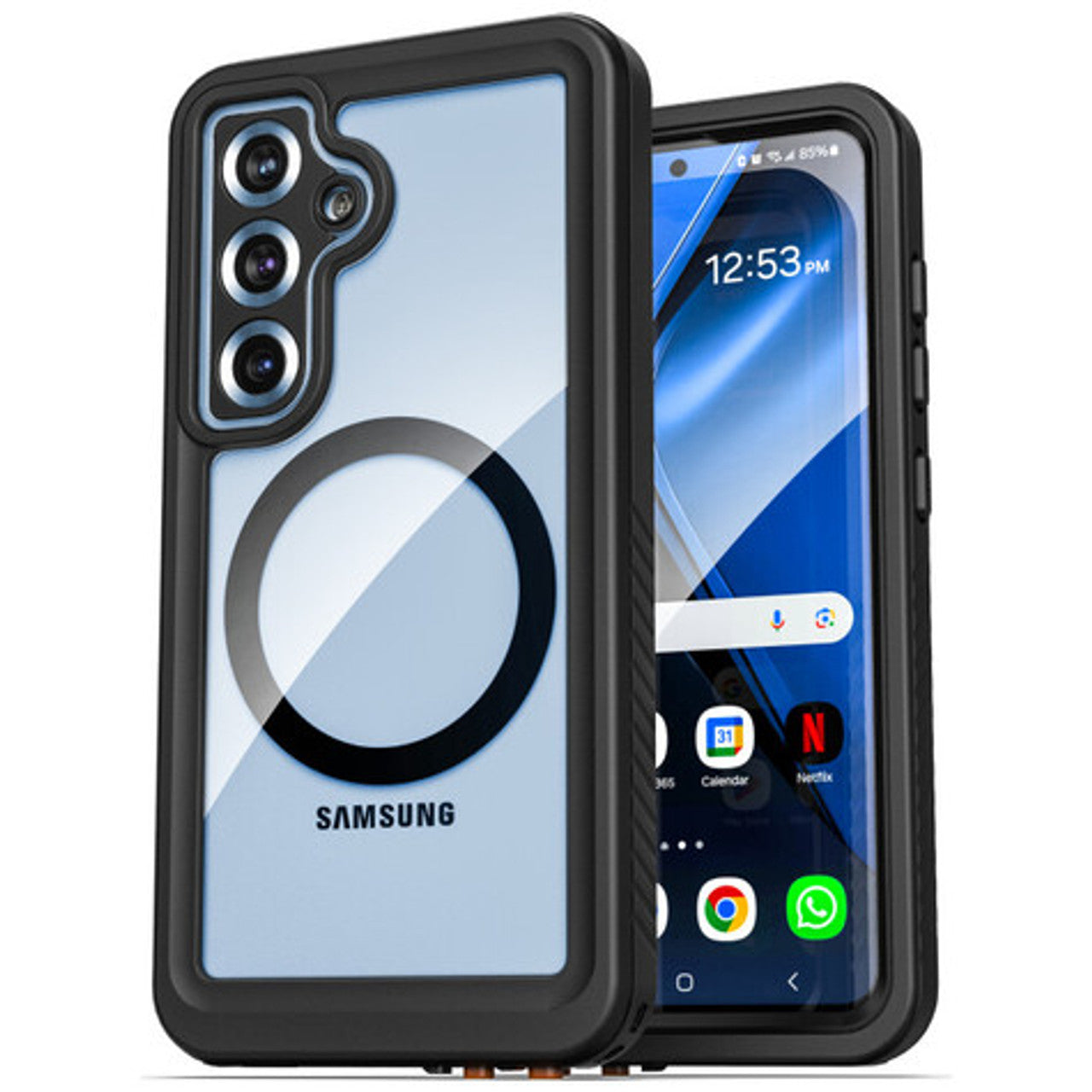 Encased Waterproof Case Samsung Galaxy S25+ Plus - Black