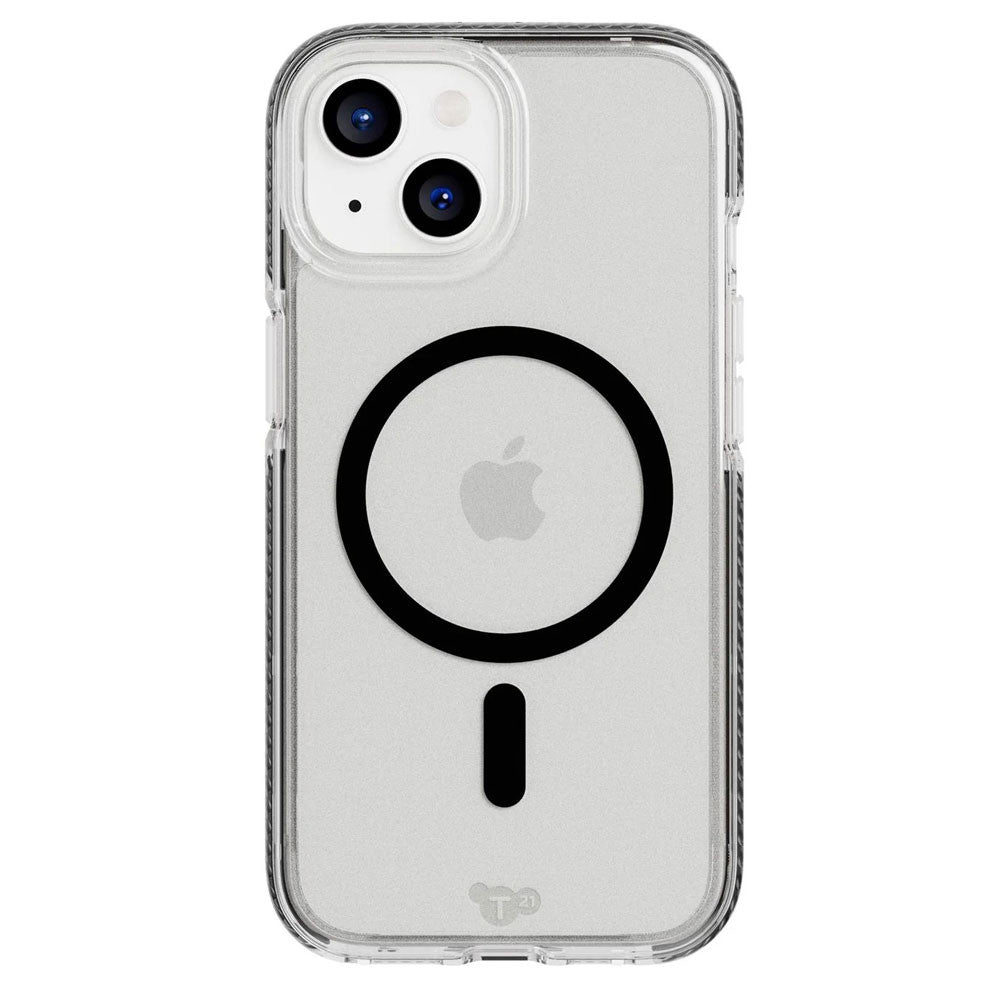 Tech21 Evo Crystal MagSafe Case iPhone 15 - Graphite Black