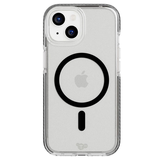 Tech21 Evo Crystal MagSafe Case iPhone 15 - Graphite Black