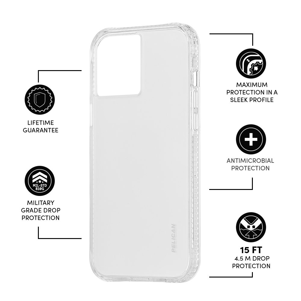 Pelican Ranger Case iPhone 12 Mini - Clear