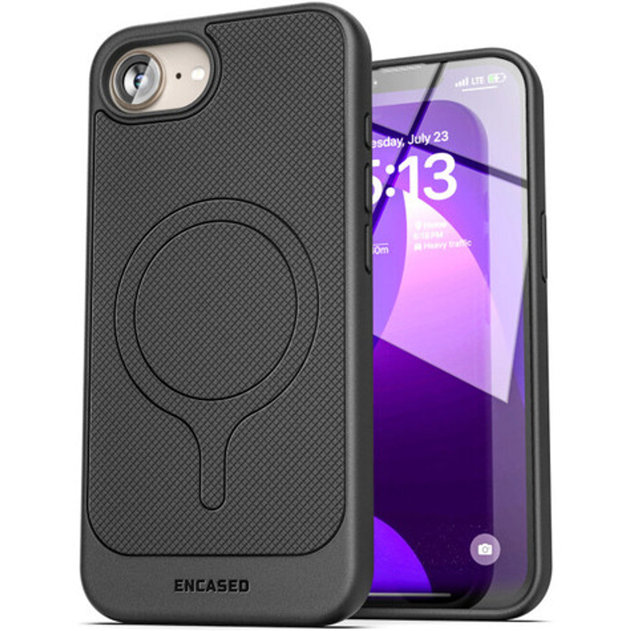 Encased Thin Armor Case iPhone 16e - Black
