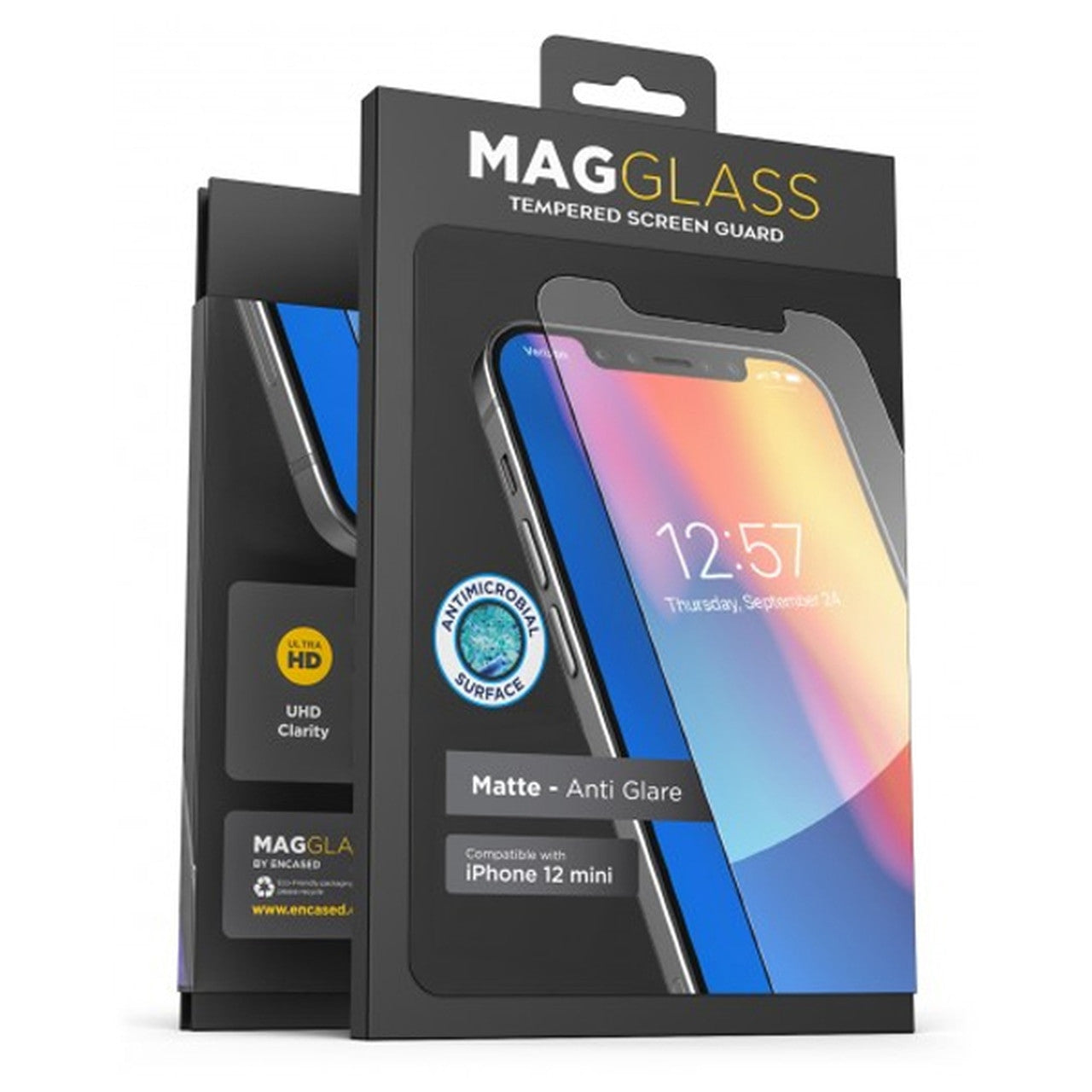 Encased MagGlass Matte Anti-Glare Tempered Glass Screen Protector iPhone 12 Mini