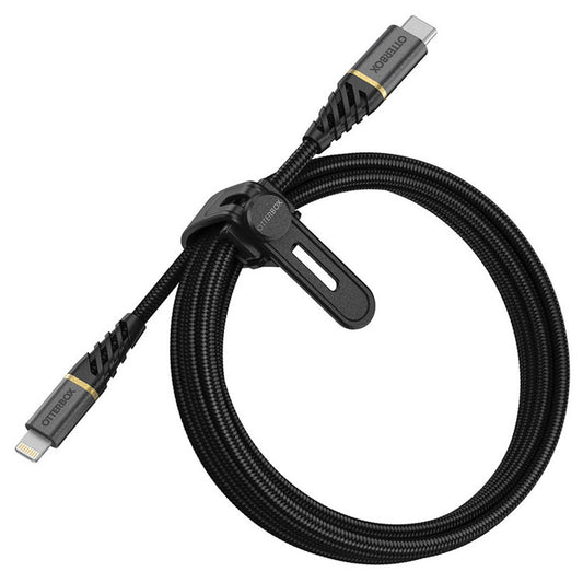 OtterBox Fast Charge Premium Lightning USB-C Cable 2M - Black