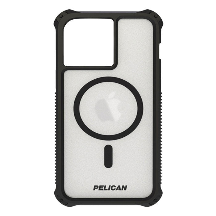Pelican Guardian Rogue Case iPhone 15 - Frosted Clear Black