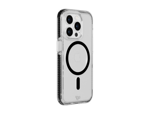 Tech21 Evo Crystal MagSafe Case iPhone 15 Pro - Graphite Black