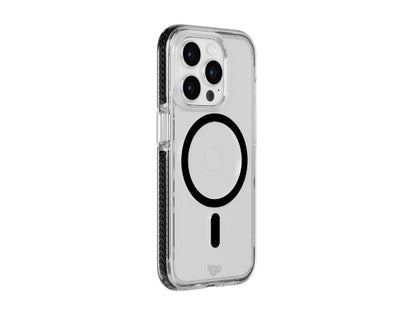 Tech21 Evo Crystal MagSafe Case iPhone 15 Pro - Graphite Black