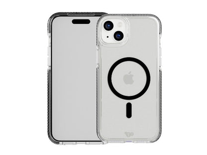 Tech21 Evo Crystal MagSafe Case iPhone 15 Plus - Graphite Black