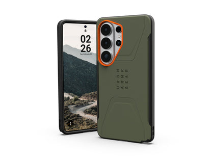 UAG Civilian Case Samsung Galaxy S26 Ultra - Olive/Orange