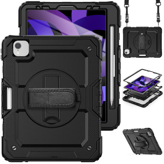 Krakatoo Armor Case iPad Air 4th/5th Gen and iPad Pro 11" 2021 with Handstrap - Black