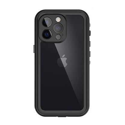 Krakatoo Dot WaterProof Case iPhone 13 Pro - Black/Clear