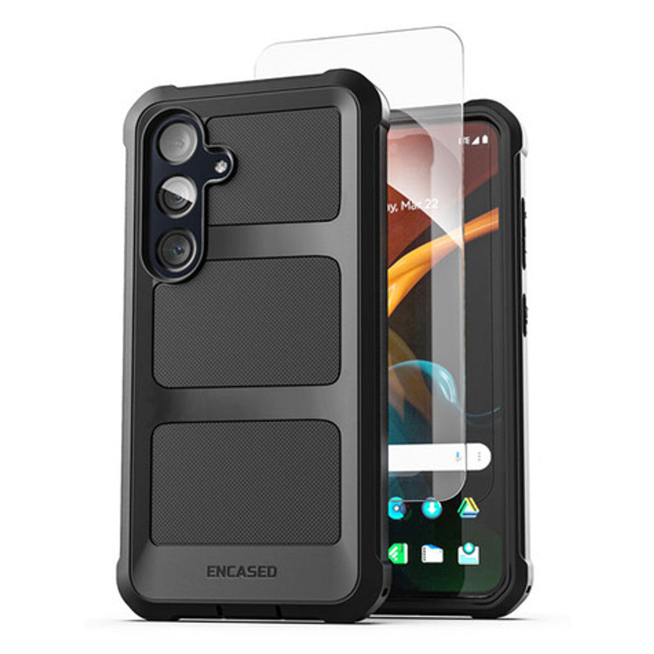 Encased Falcon Case Samsung Galaxy A36 5G - Black