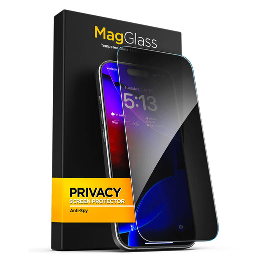 Encased MagGlass Privacy Screen Protector iPhone 16 Pro Max - Black