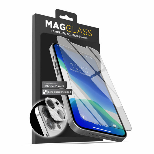 Encased MagGlass Ultra HD Screen Protector and Lens Protector iPhone 13 Mini