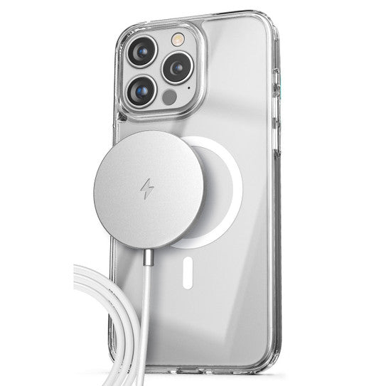 Encased Clear Case with Portable MagSafe Charger iPhone 15 Pro Max - Clear