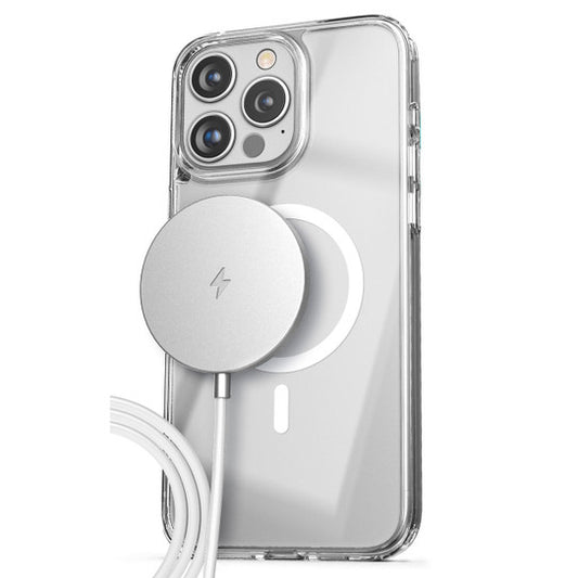 Encased Clear Case with Portable MagSafe Charger iPhone 15 Pro Max - Clear