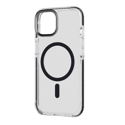 Tech21 Evo Crystal MagSafe Case iPhone 15 - Graphite Black