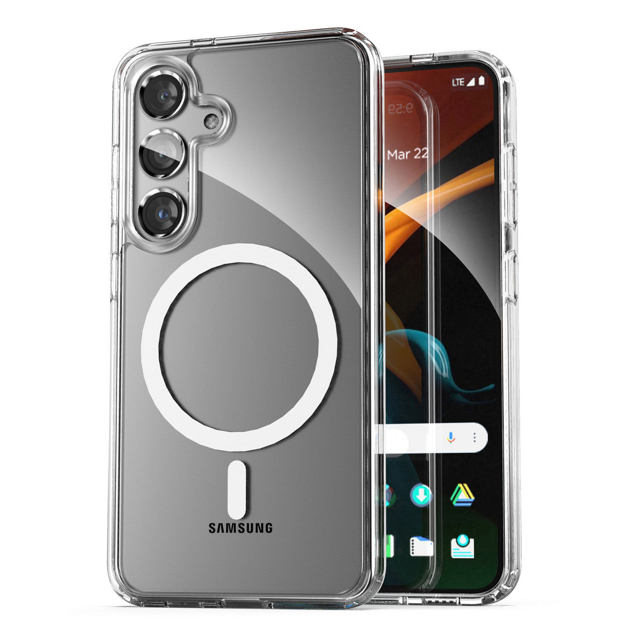 Encased Clear Magsafe Case Samsung Galaxy S24+ Plus - Clear