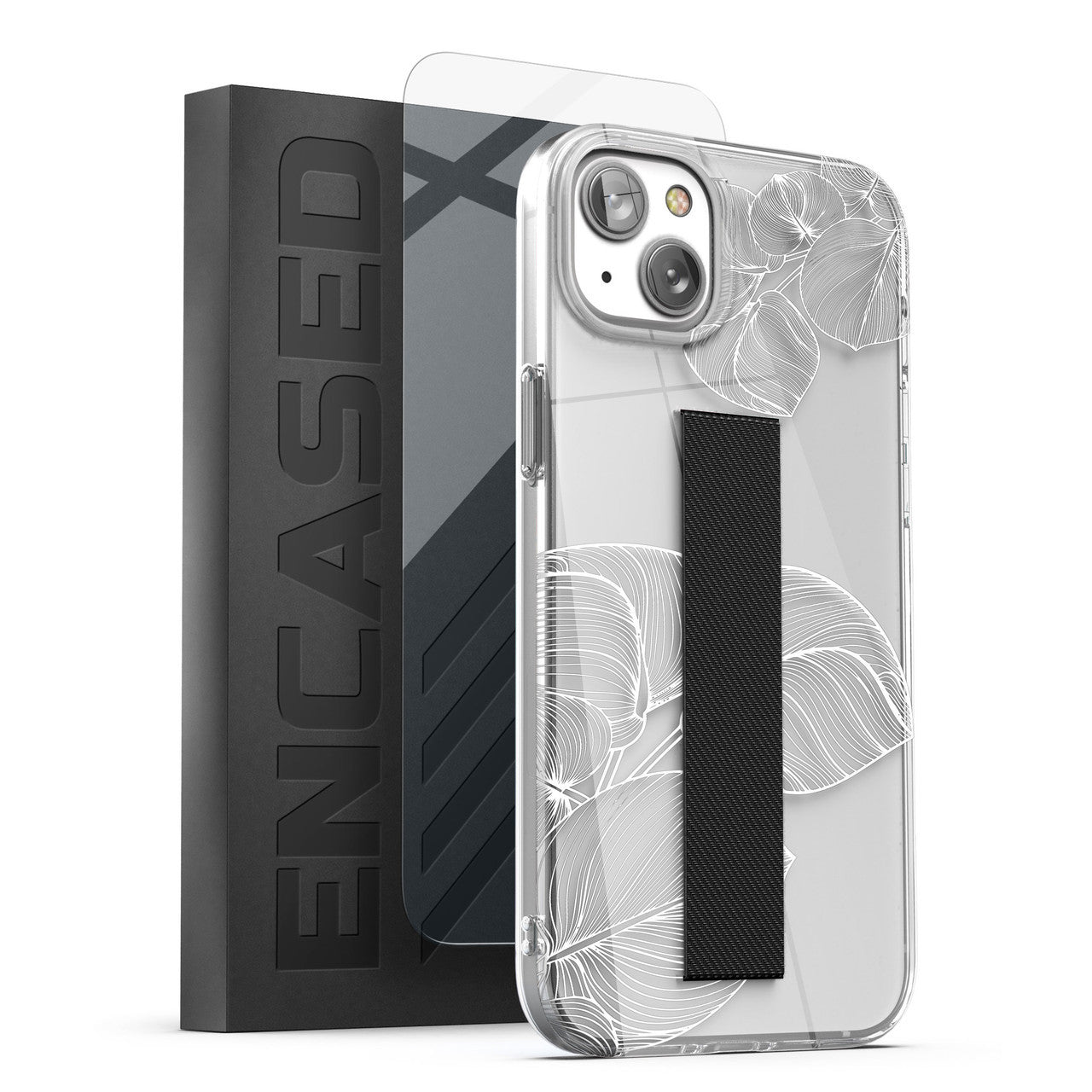 Encased Loop Case with Screen Protector iPhone 14 Plus - Lace Leaf