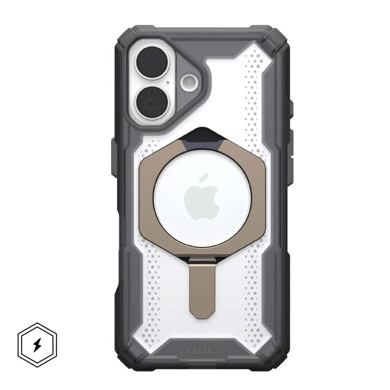 UAG Plasma XTE MagSafe Case iPhone 16 - Ash/Titanium