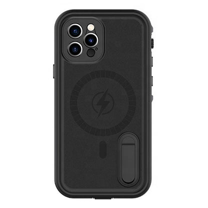 Krakatoo MagStand WaterProof Case iPhone 12 Pro - Stealth Black
