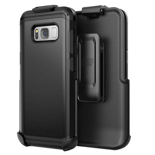 Encased Scorpio R5 Case Samsung Galaxy S8+ Plus with Holster - Black