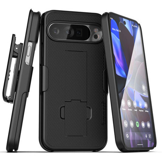 Encased Duraclip Case with Belt Clip Holster Google Pixel 10/10 Pro - Black