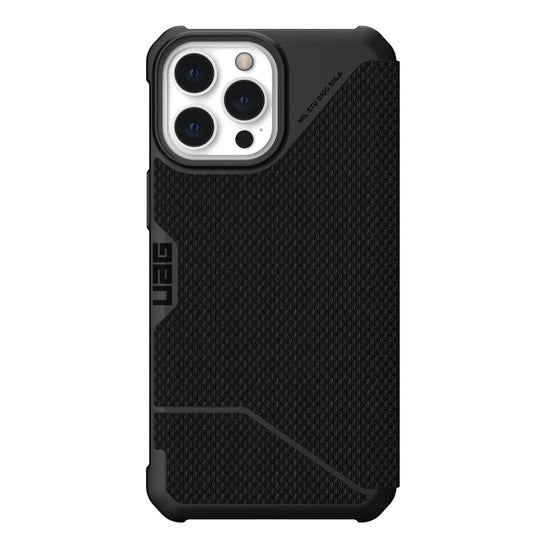 UAG Metropolis Folio Case iPhone 13 Pro Max - Kevlar Black