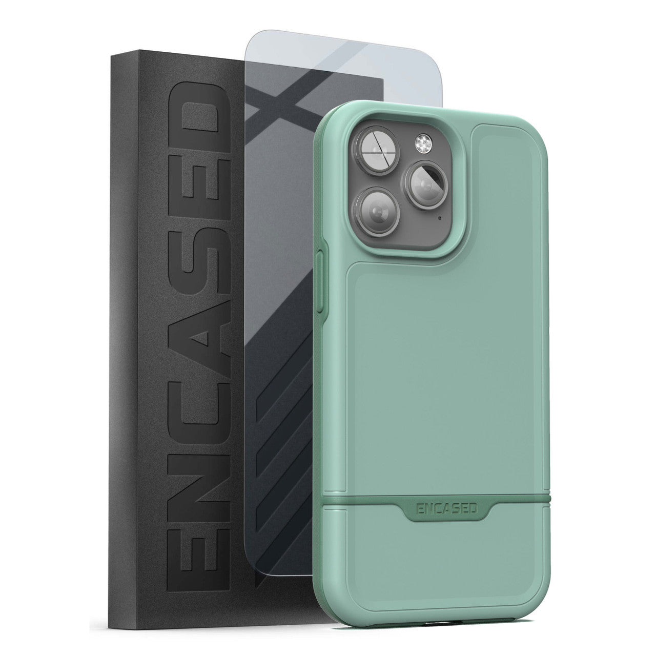 Encased Rebel Case with Screen Protector iPhone 14 Pro - Mint