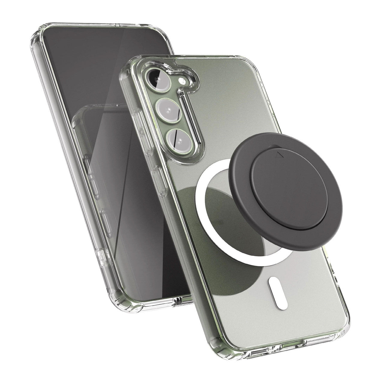 Encased Clear Magsafe Case Samsung Galaxy S23+ Plus with MagSafe Grip - Clear