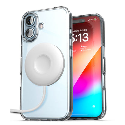 Encased MagSafe Clear Case iPhone 16 Plus with Magnetic Charger - Clear