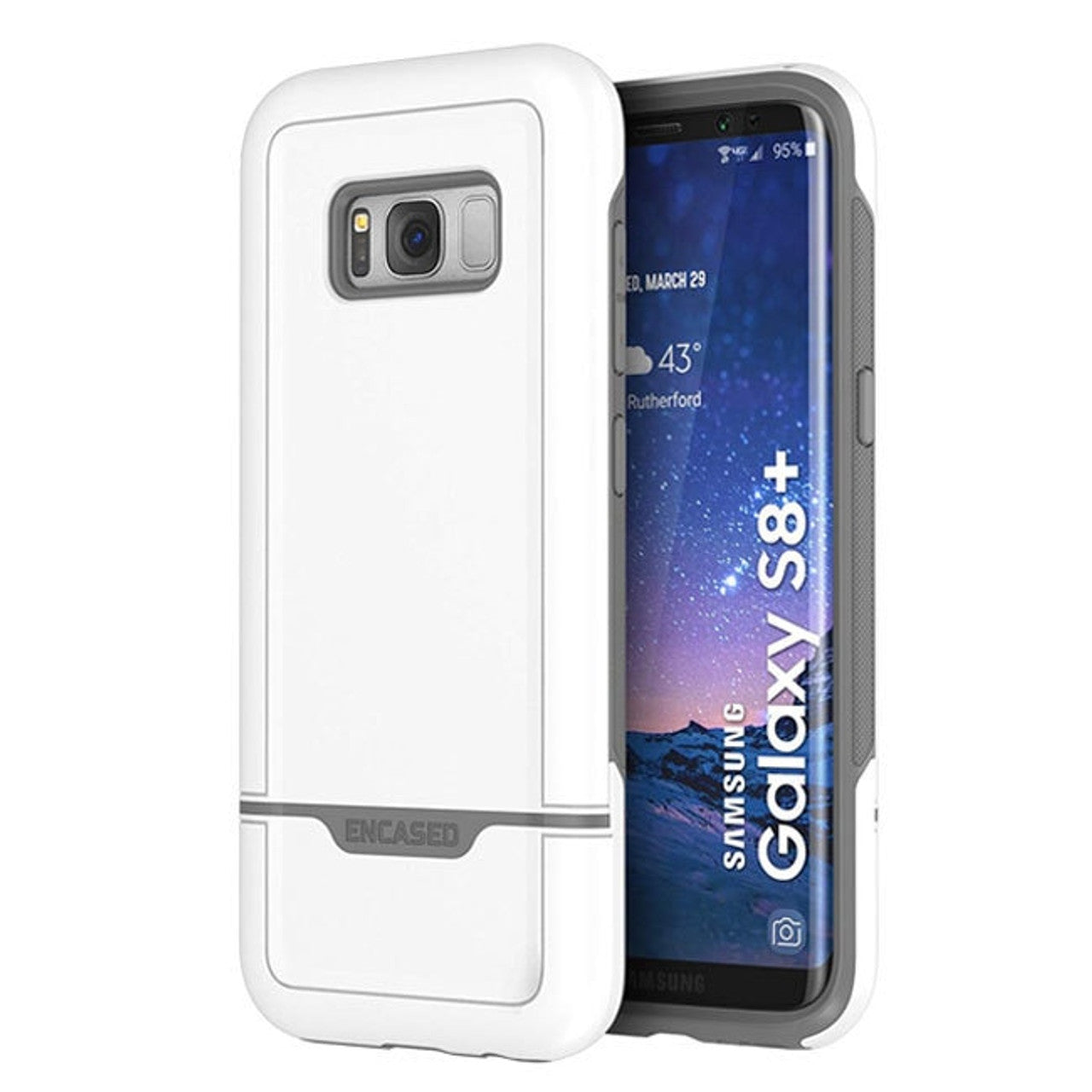 Encased Rebel Case Samsung Galaxy S8+ Plus - White