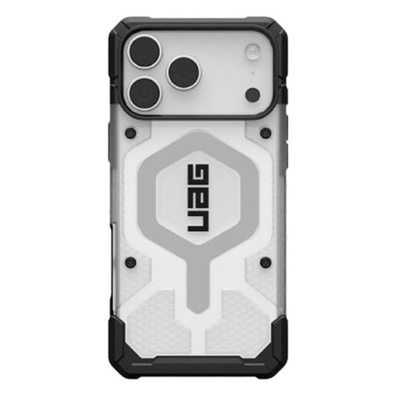 UAG Pathfinder Clear MagSafe Case iPhone 17 Pro Max - Ice/Silver