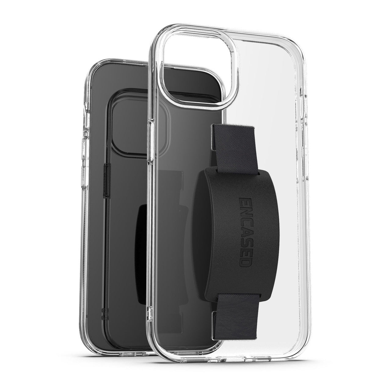 Encased Hand Loop Case iPhone 15 Plus - Crystal Clear