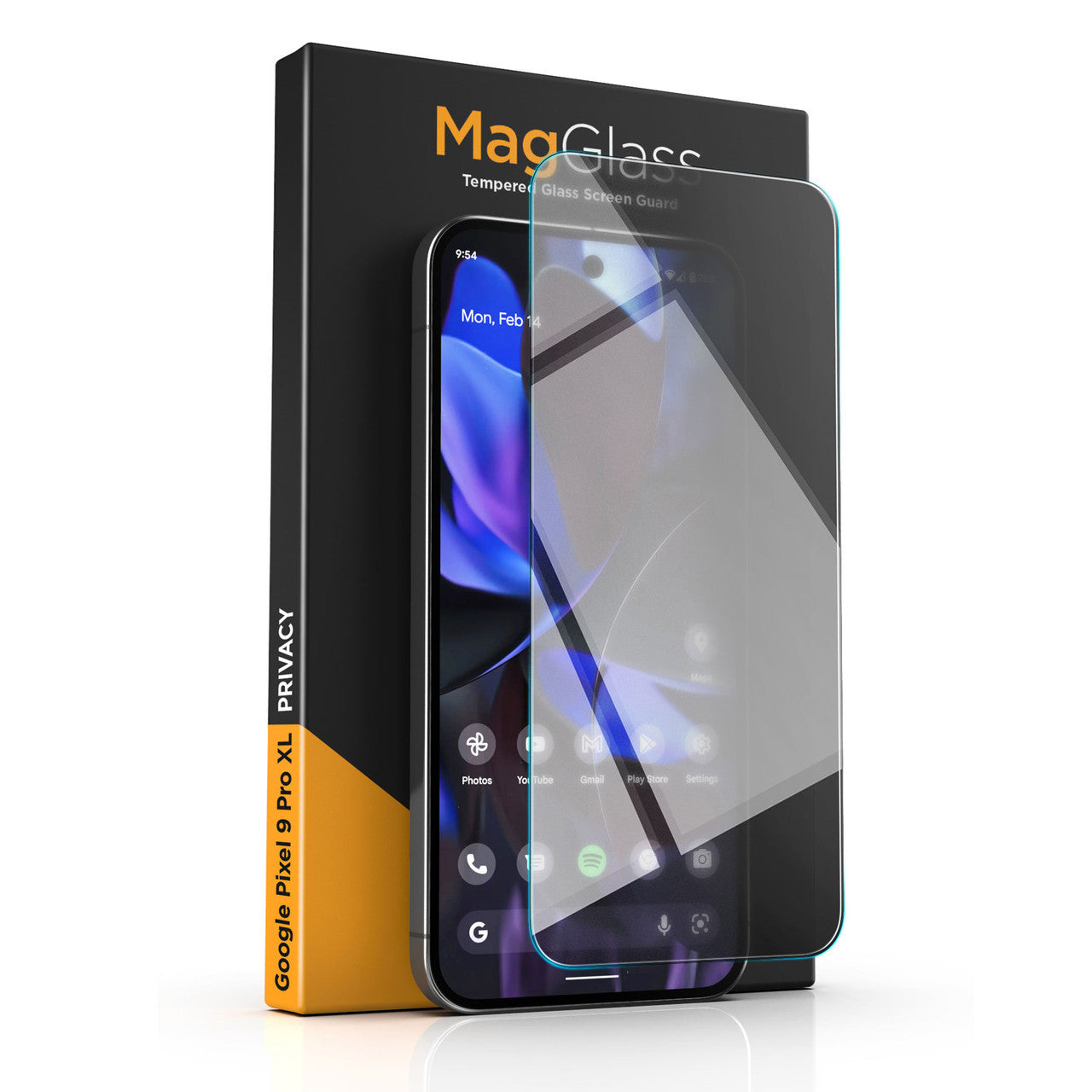 Encased Privacy Screen Protector Google Pixel 9 Pro XL - Black