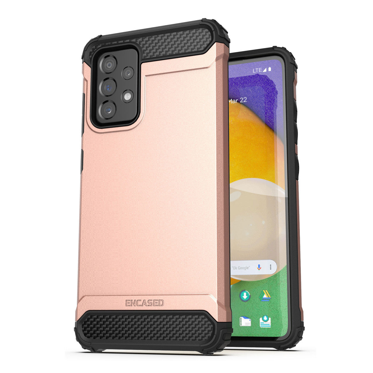 Encased Scorpio Case Samsung Galaxy A72 - Rose Gold