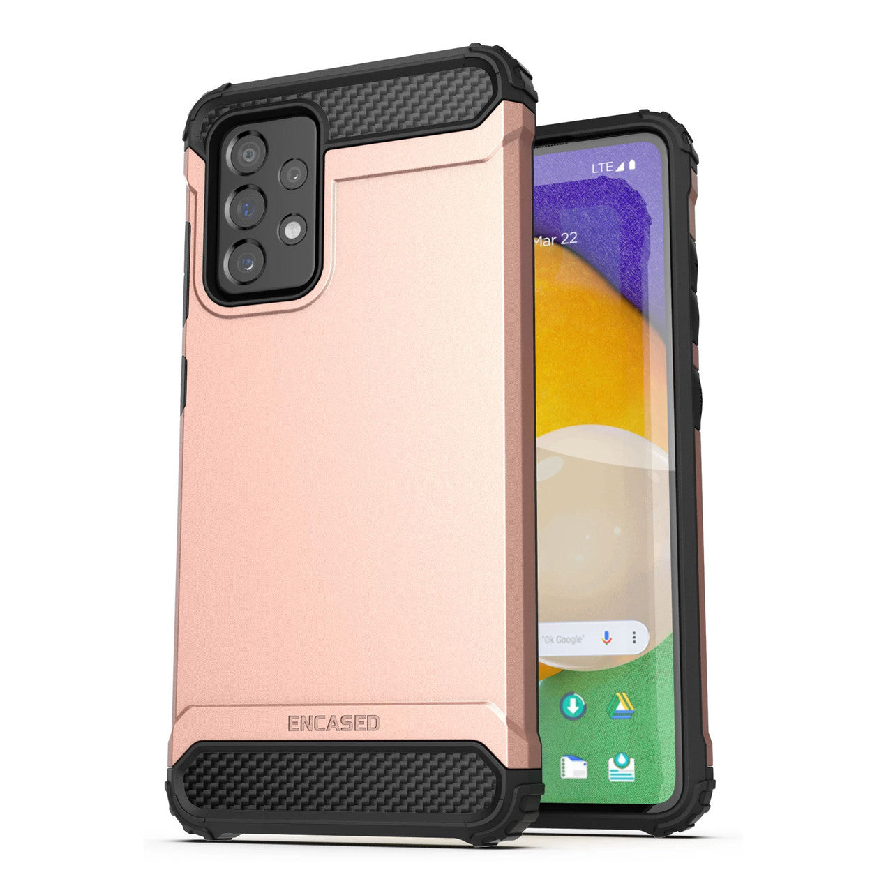 Encased Scorpio Case Samsung Galaxy A52 - Rose Gold