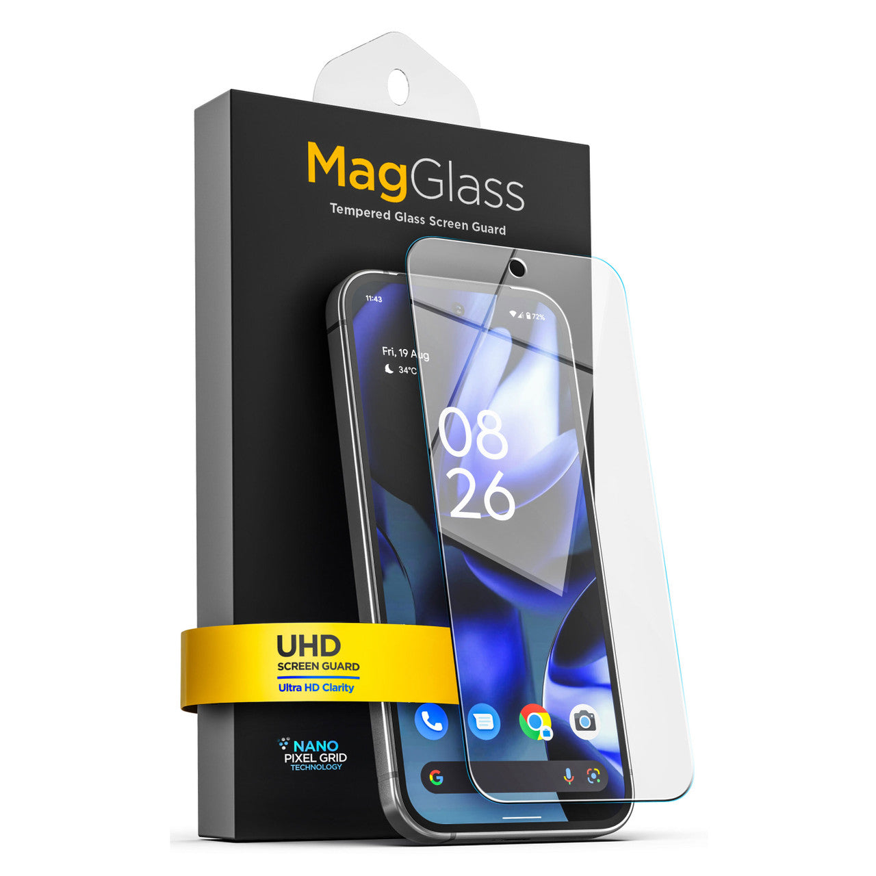 Encased UHD Screen Protector Google Pixel 9a - Clear