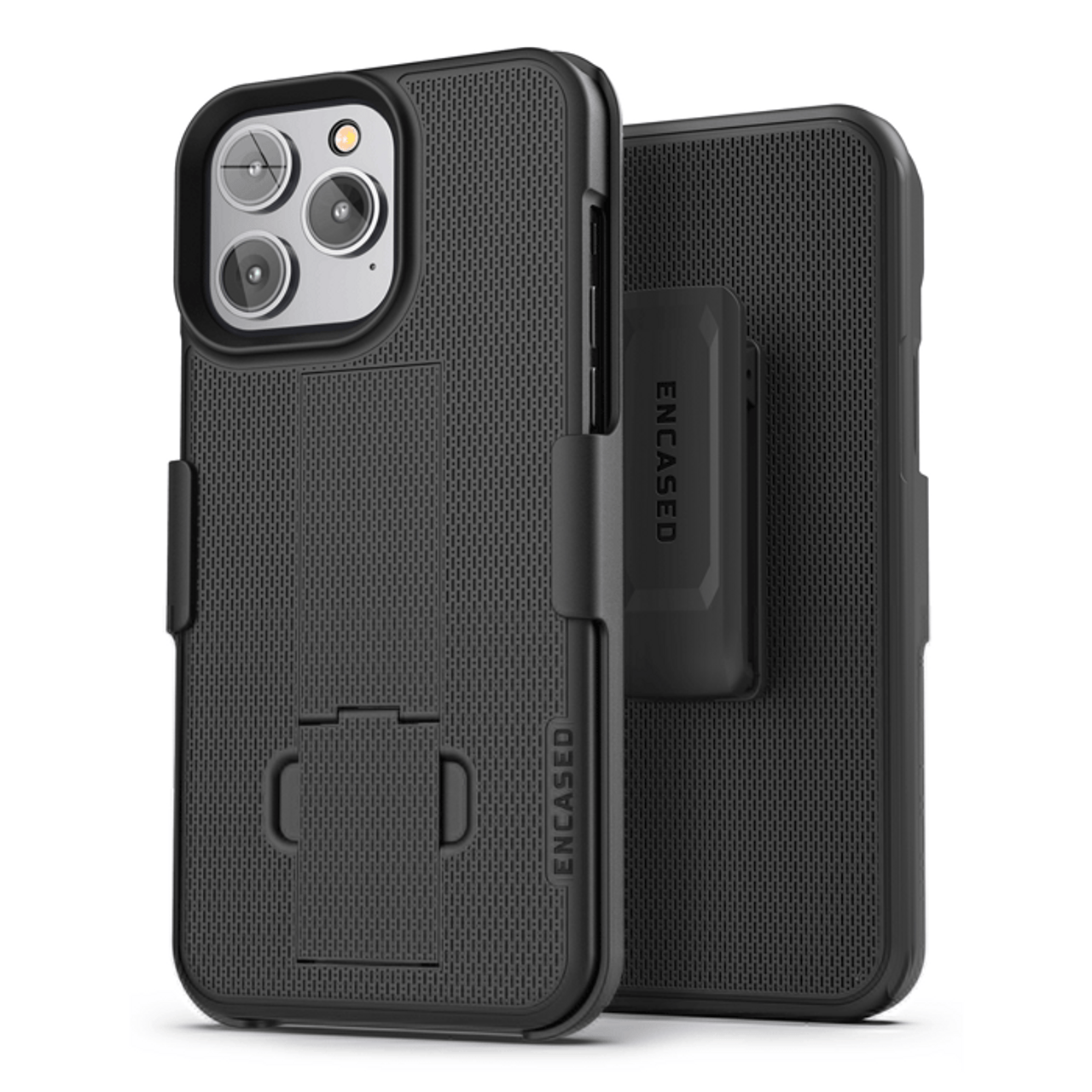 Encased Duraclip with Belt Clip Holster iPhone 14 Pro - Black