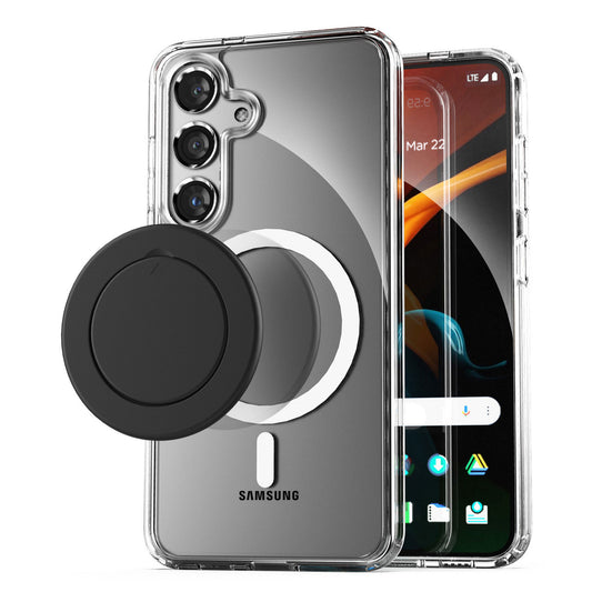 Encased Clear MagSafe Case Samsung Galaxy S24+ Plus with MagSafe Grip - Clear