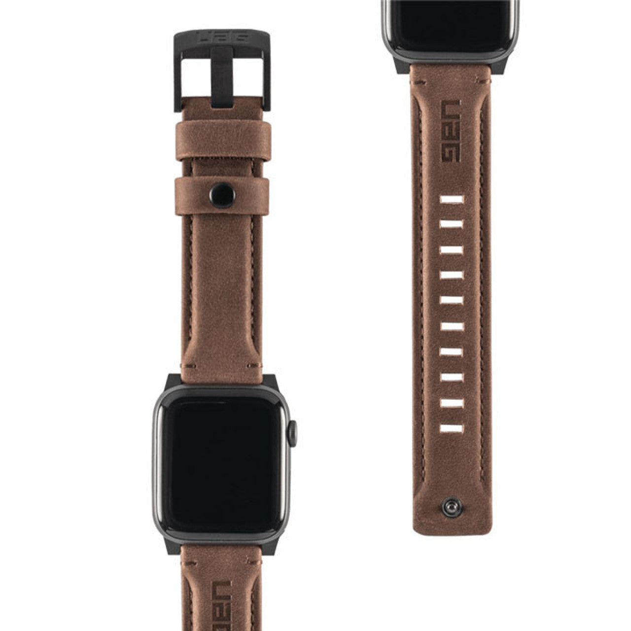 UAG Apple Watch 44/42mm Leather Strap - Brown