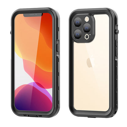 Krakatoo Classic WaterProof Case iPhone 13 Pro - Black/Clear